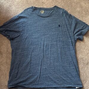 Polo by Ralph Lauren Men's Heathered Blue Tee